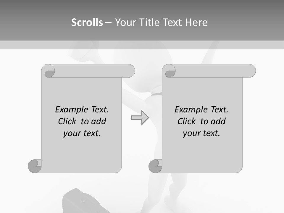 Standing Successful Finance PowerPoint Template