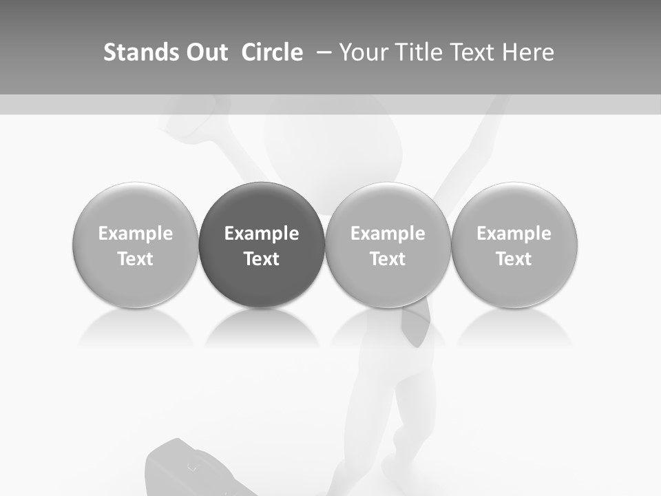 Standing Successful Finance PowerPoint Template