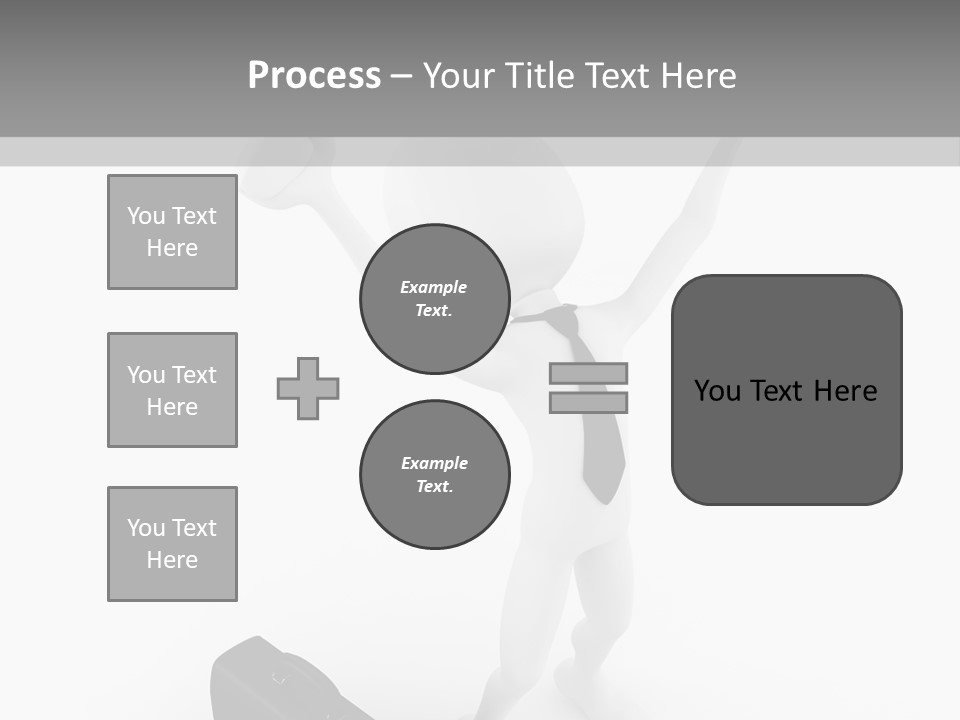 Standing Successful Finance PowerPoint Template