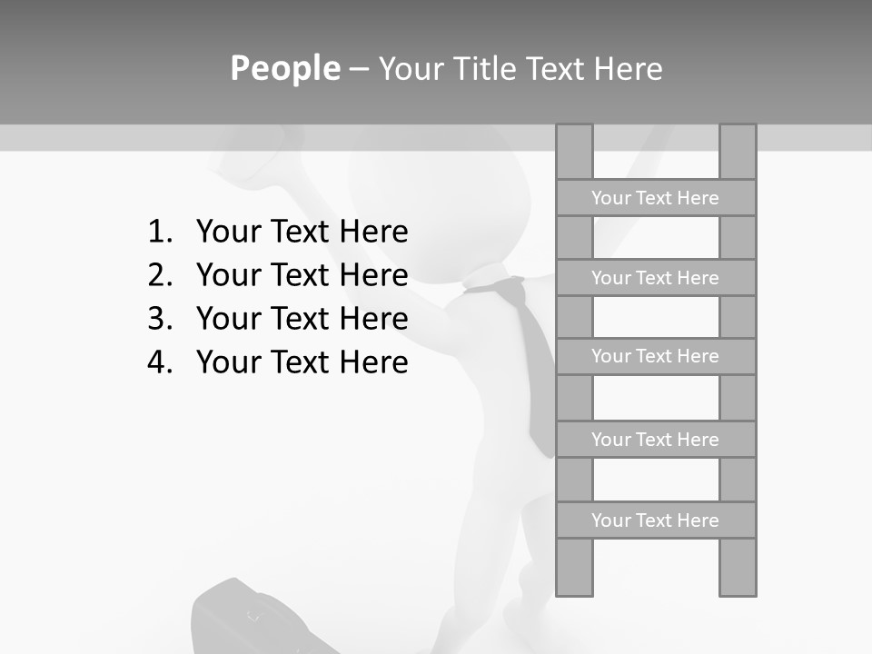 Standing Successful Finance PowerPoint Template