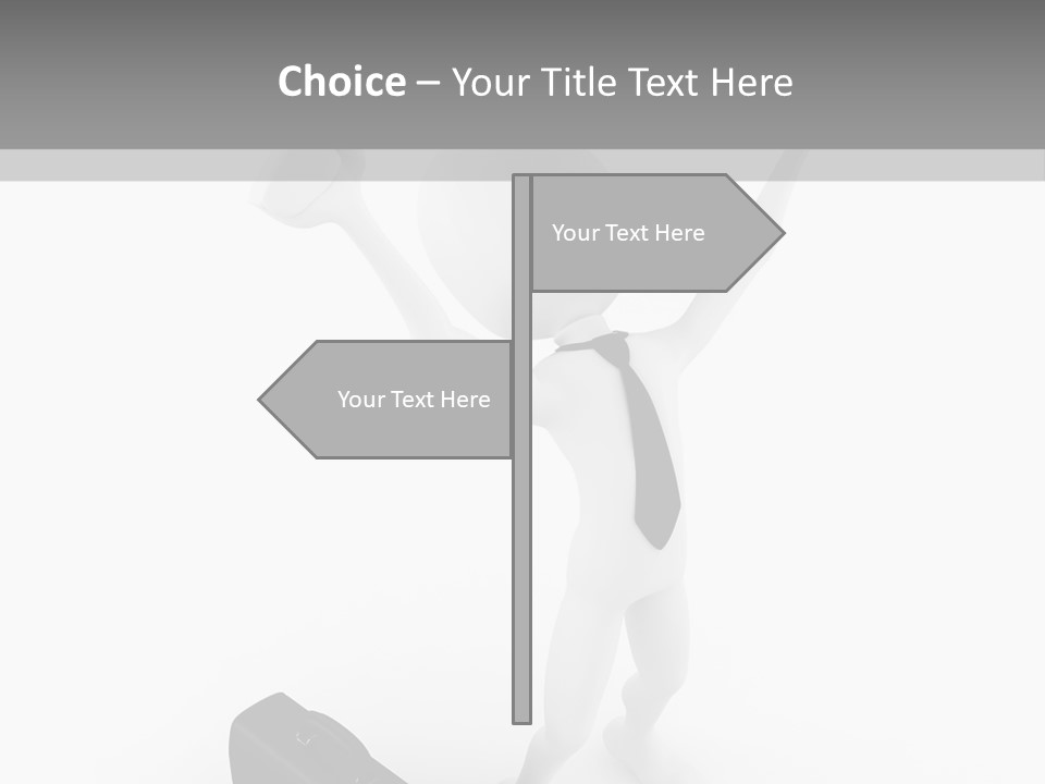 Standing Successful Finance PowerPoint Template