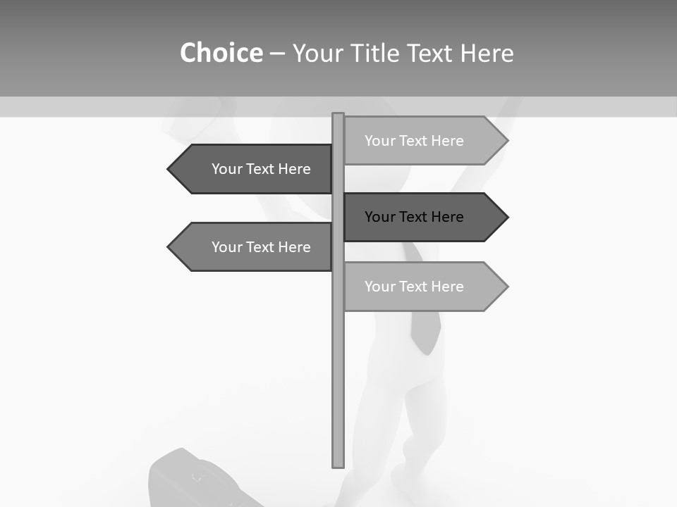 Standing Successful Finance PowerPoint Template