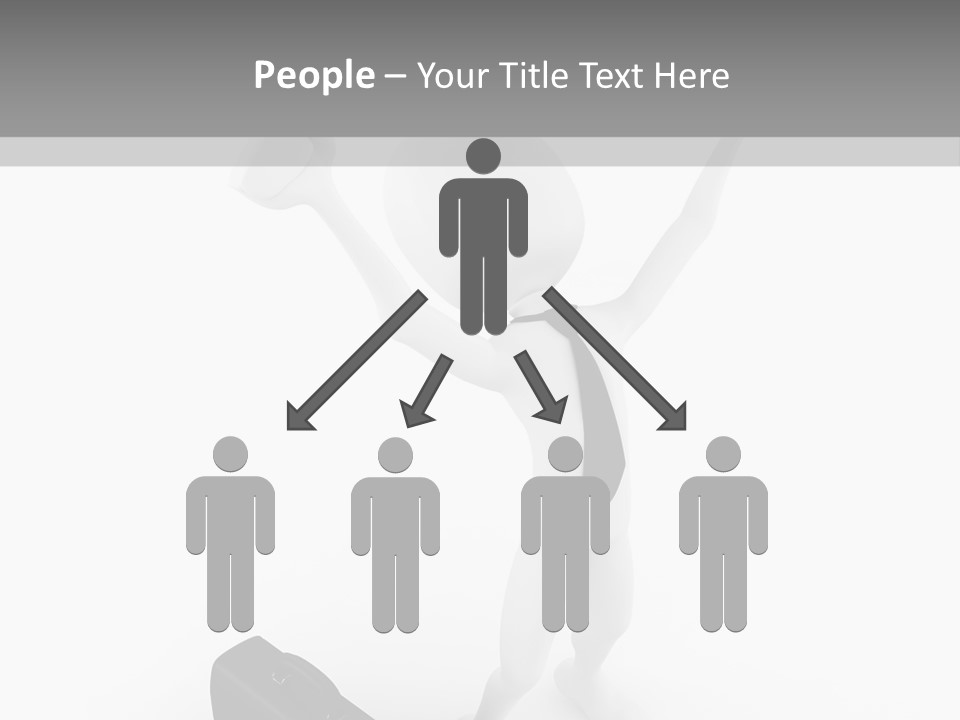 Standing Successful Finance PowerPoint Template