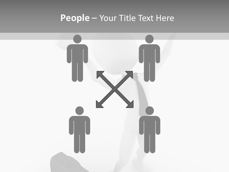 Standing Successful Finance PowerPoint Template