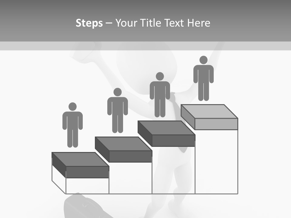 Standing Successful Finance PowerPoint Template