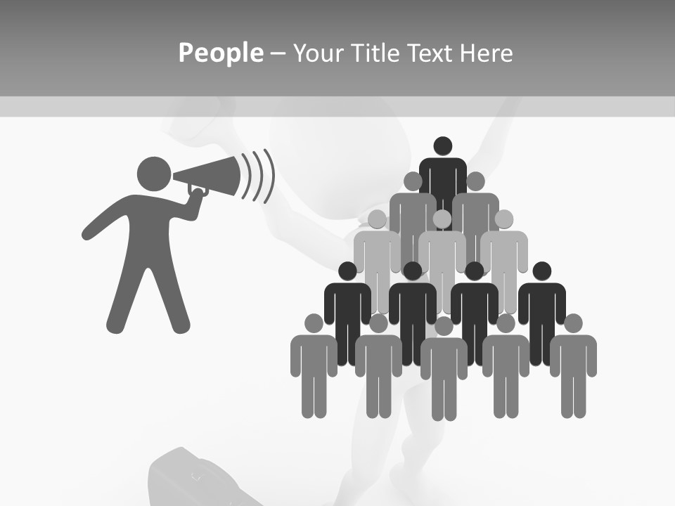 Standing Successful Finance PowerPoint Template