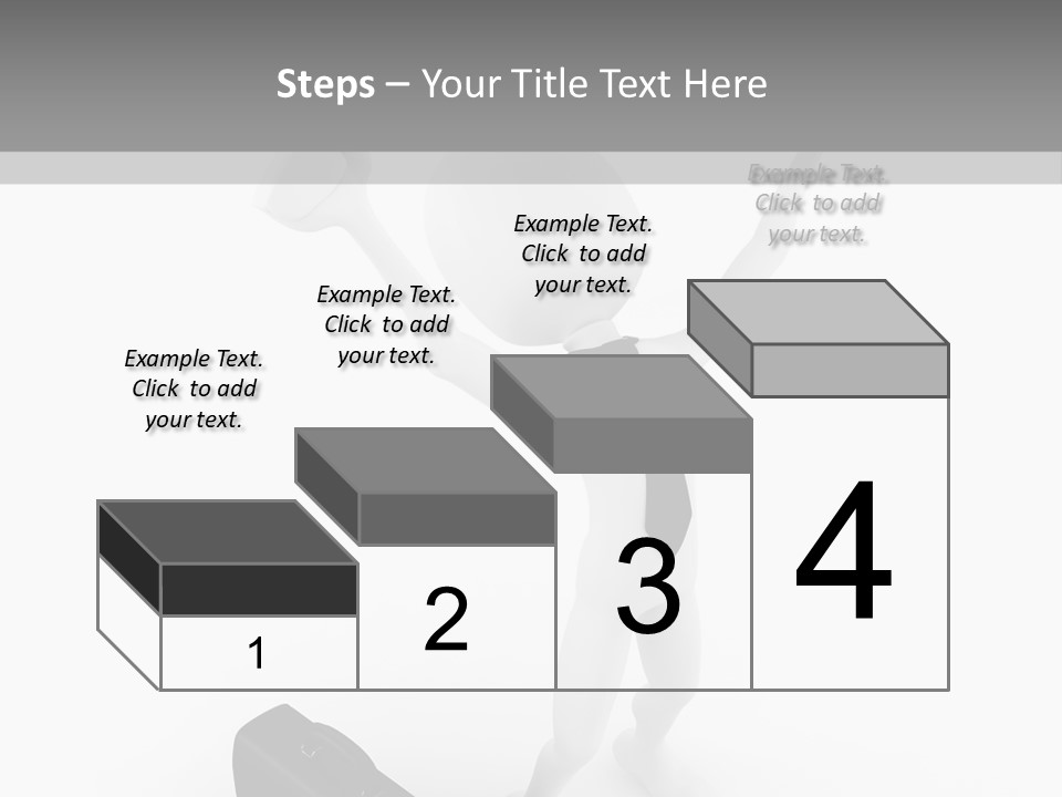 Standing Successful Finance PowerPoint Template