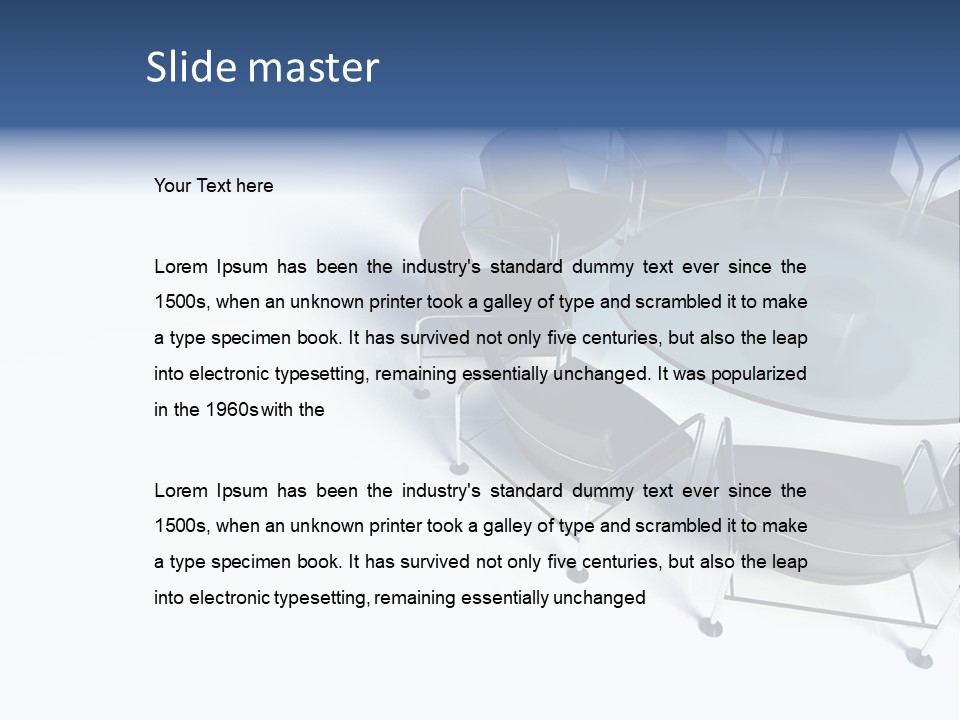 Row Conference Inside PowerPoint Template