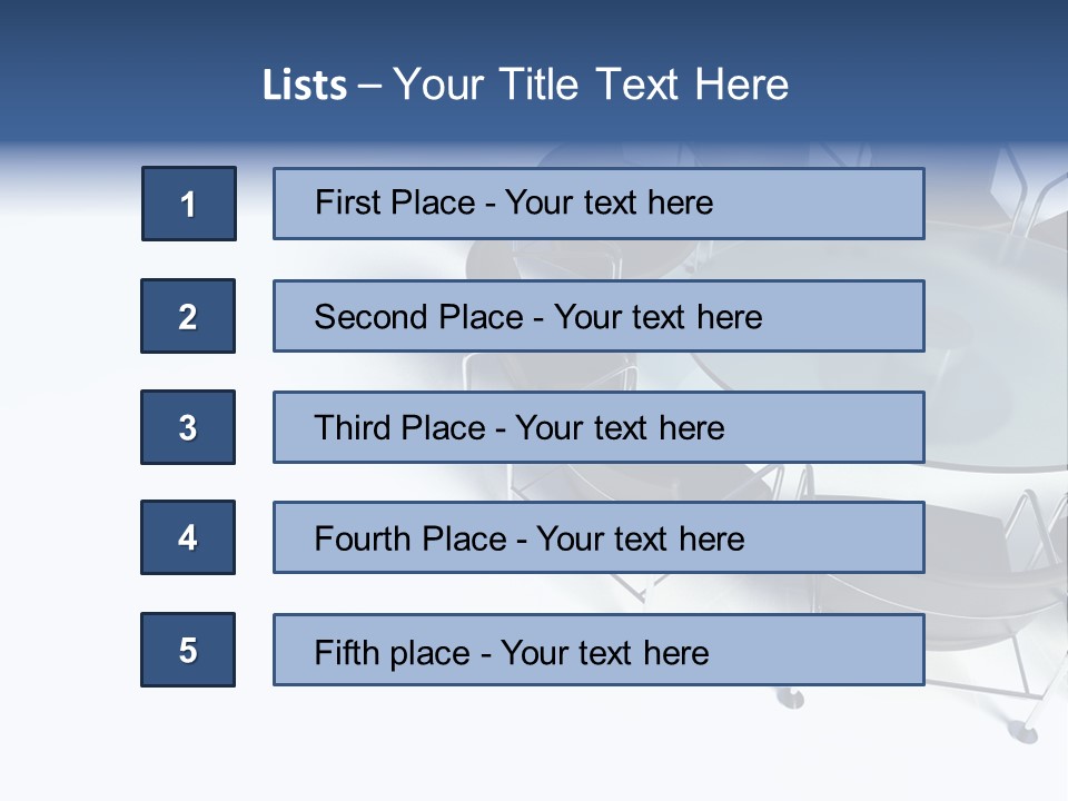 Row Conference Inside PowerPoint Template