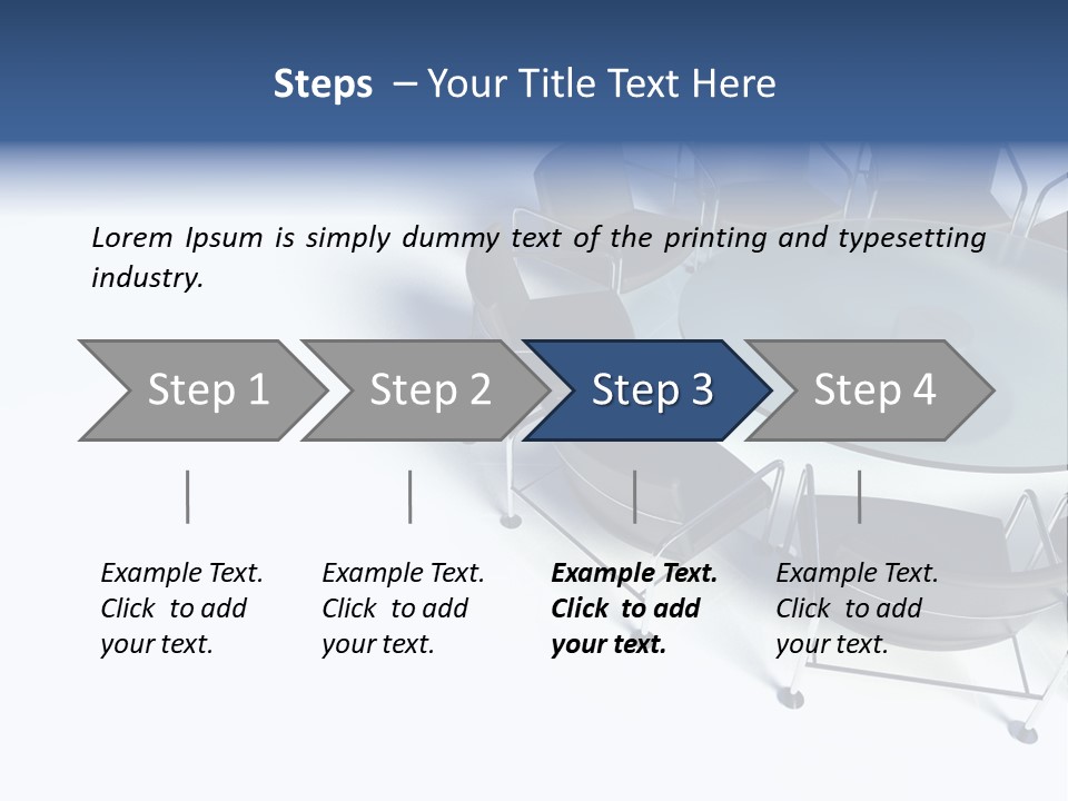 Row Conference Inside PowerPoint Template