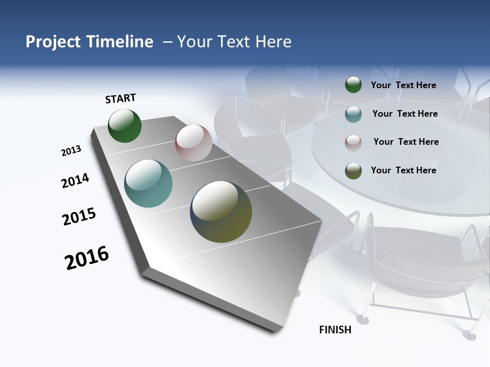 Row Conference Inside PowerPoint Template
