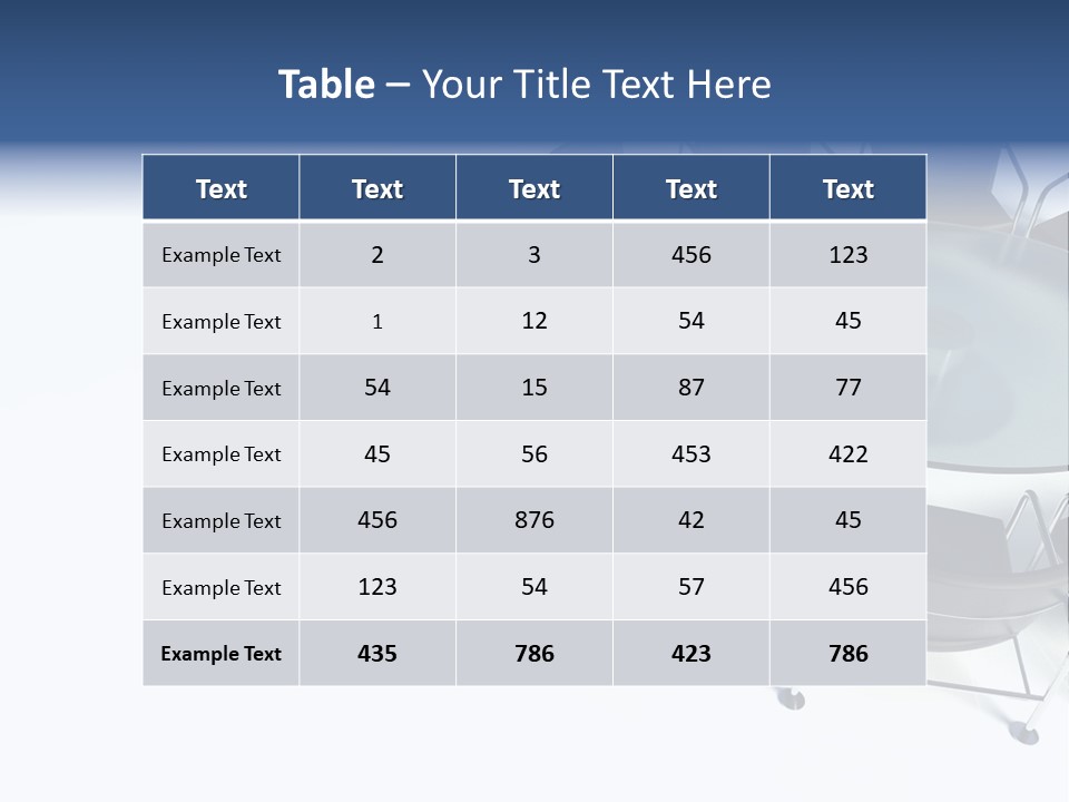 Row Conference Inside PowerPoint Template