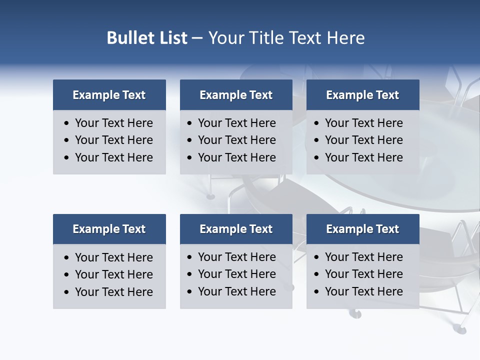 Row Conference Inside PowerPoint Template