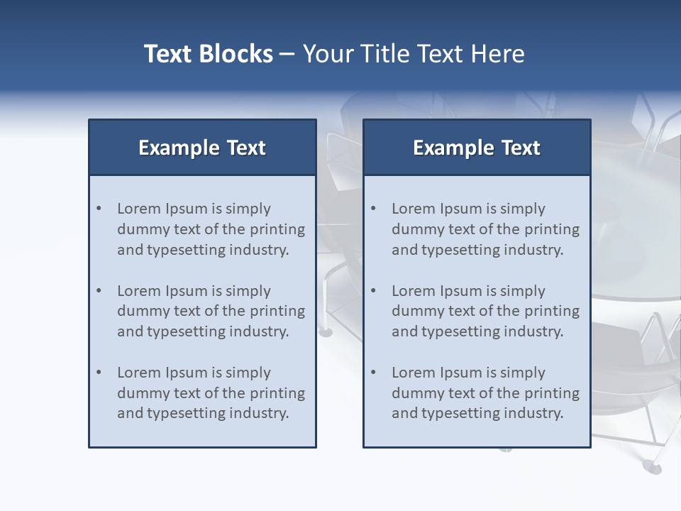 Row Conference Inside PowerPoint Template