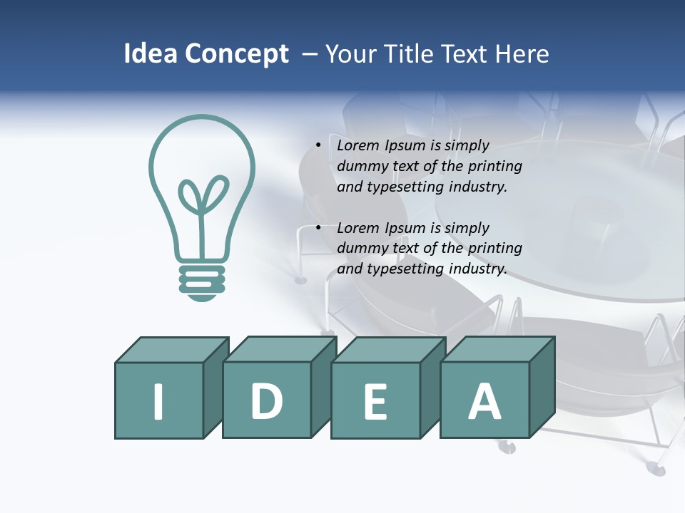 Row Conference Inside PowerPoint Template