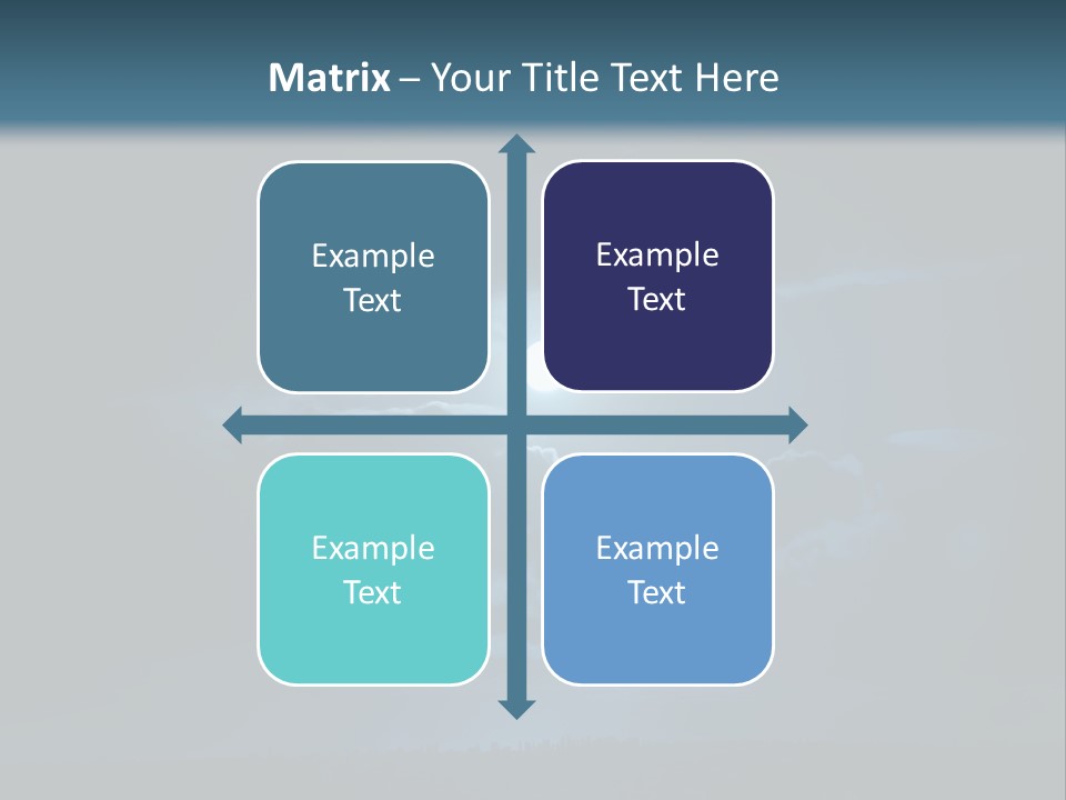 Black Light Surface PowerPoint Template