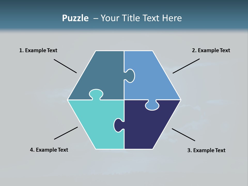 Black Light Surface PowerPoint Template