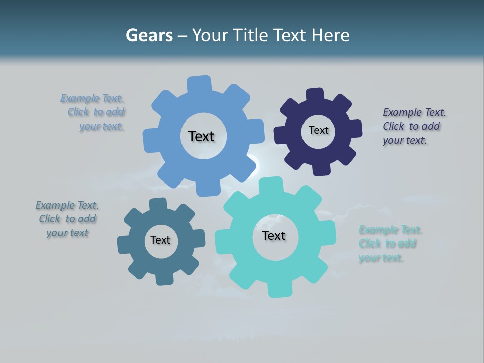 Black Light Surface PowerPoint Template