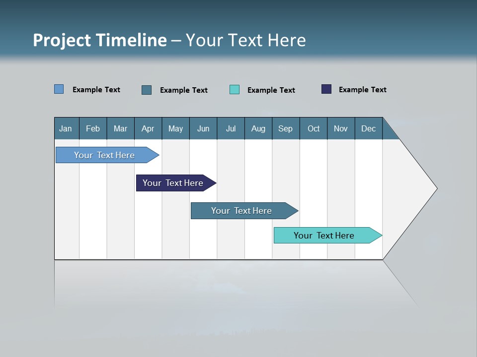 Black Light Surface PowerPoint Template