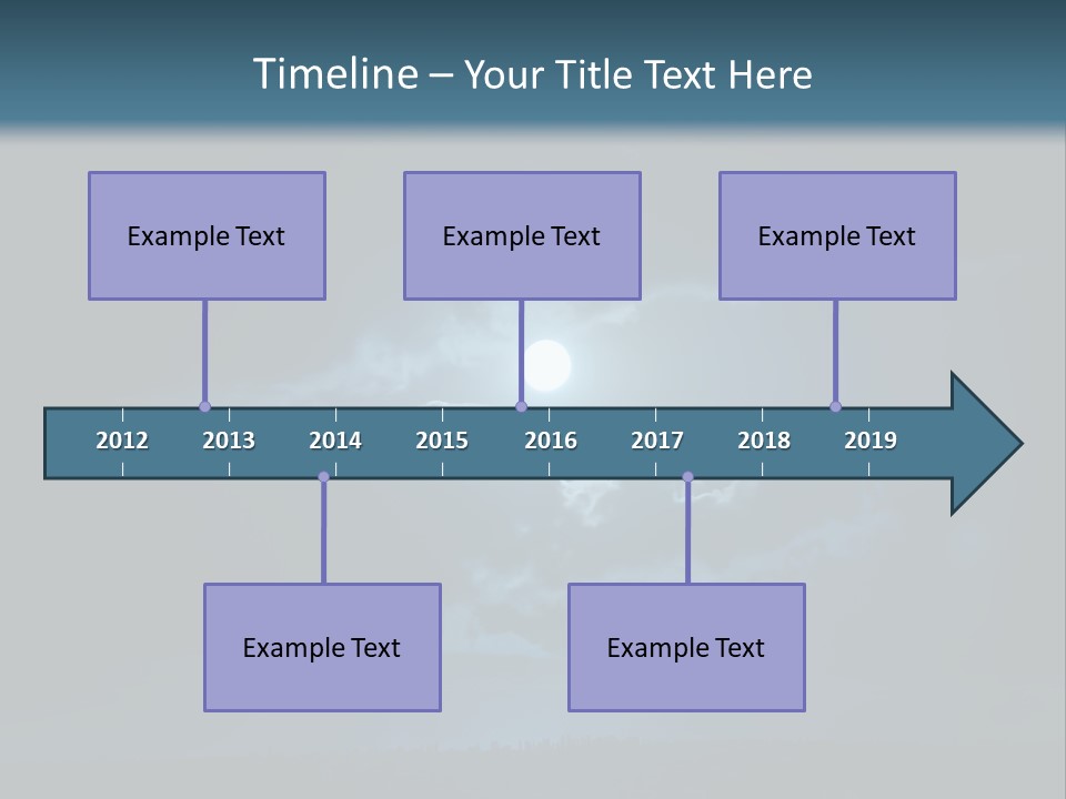 Black Light Surface PowerPoint Template