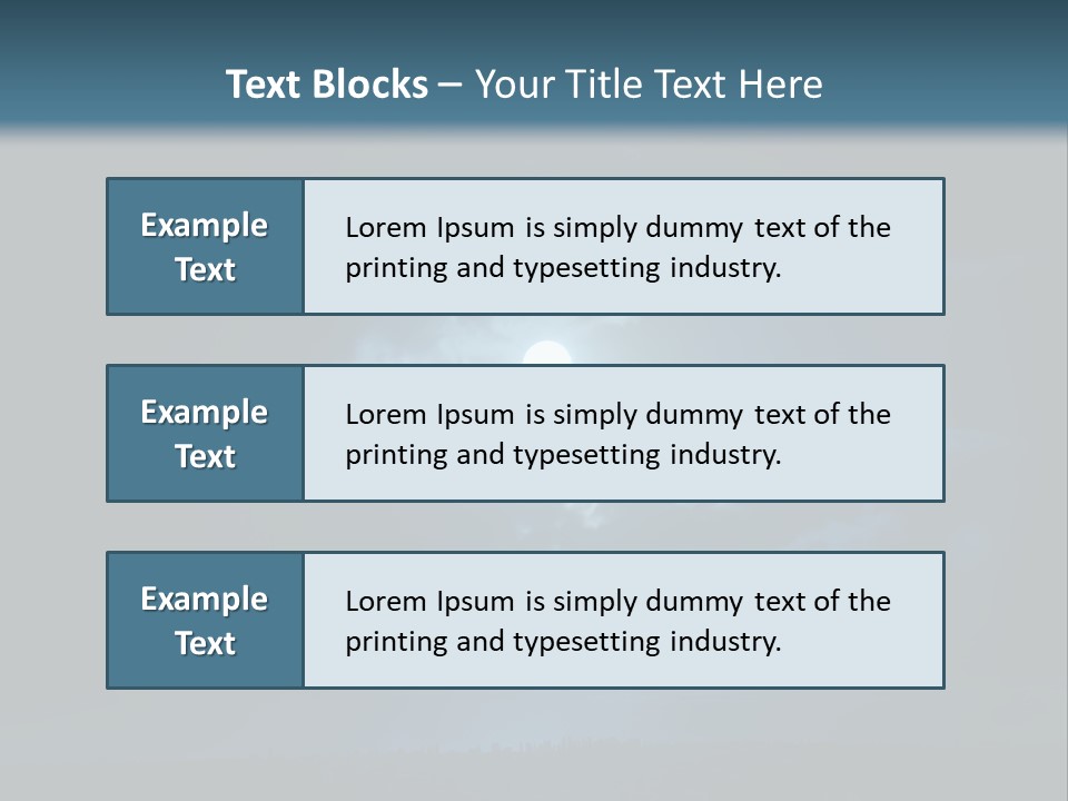 Black Light Surface PowerPoint Template