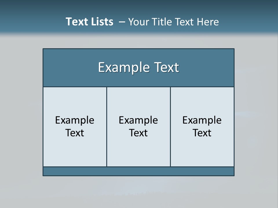 Black Light Surface PowerPoint Template