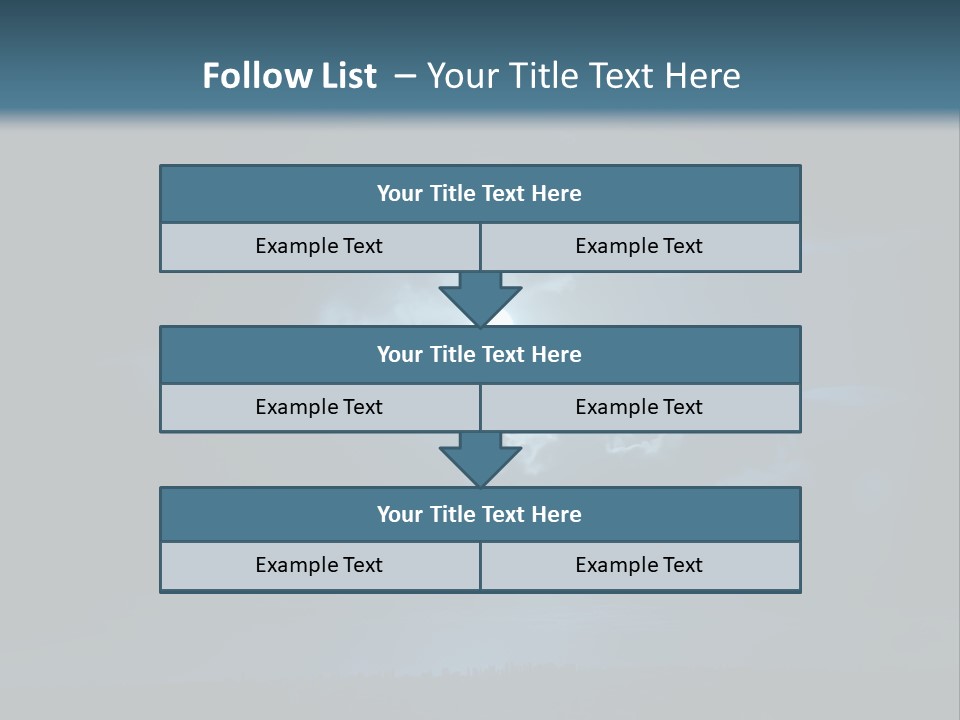Black Light Surface PowerPoint Template