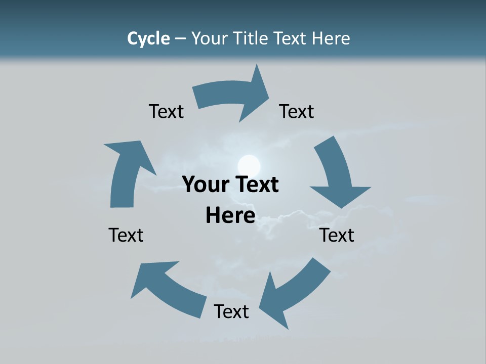 Black Light Surface PowerPoint Template
