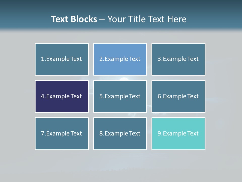 Black Light Surface PowerPoint Template