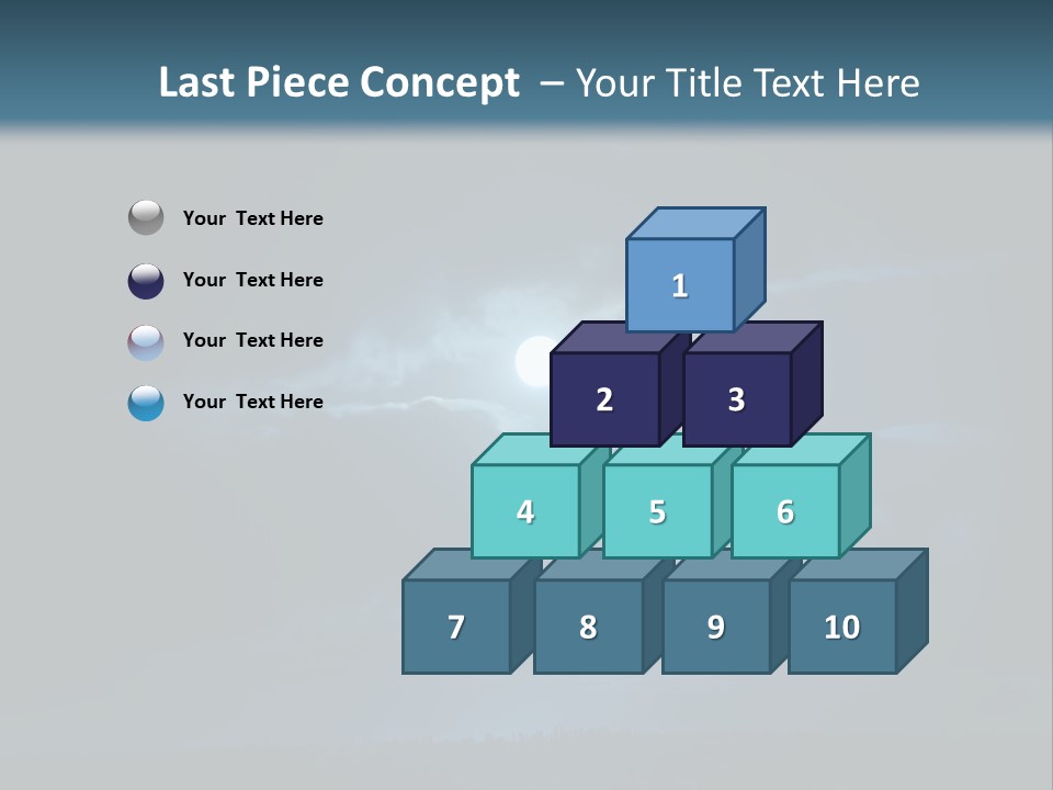 Black Light Surface PowerPoint Template