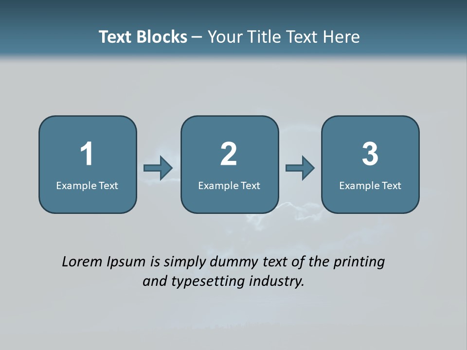 Black Light Surface PowerPoint Template