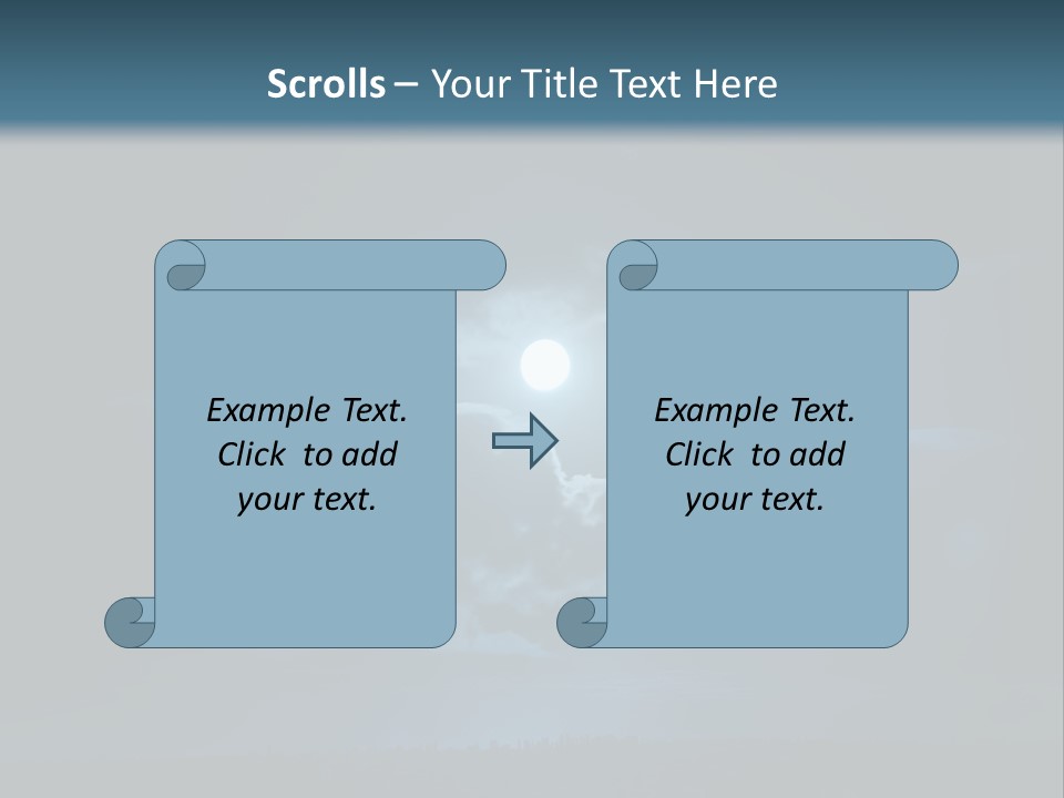 Black Light Surface PowerPoint Template