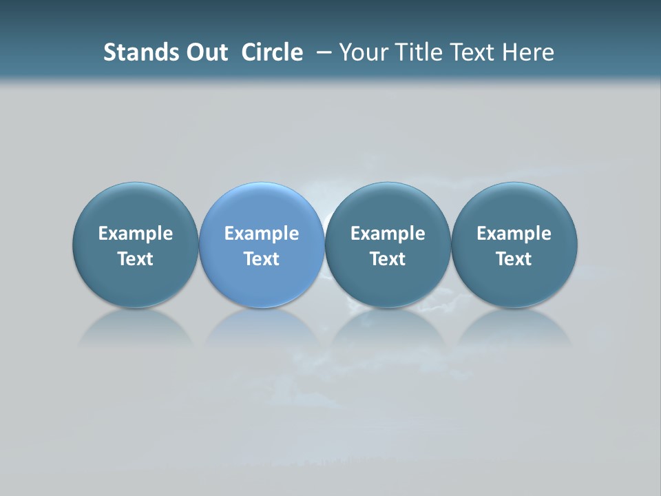 Black Light Surface PowerPoint Template