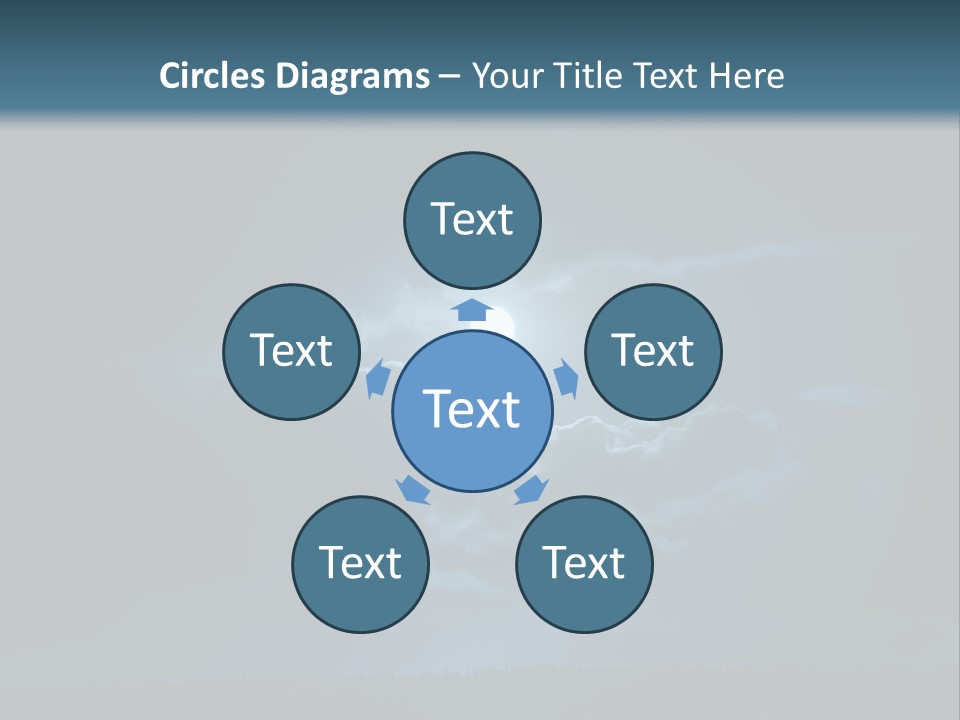 Black Light Surface PowerPoint Template