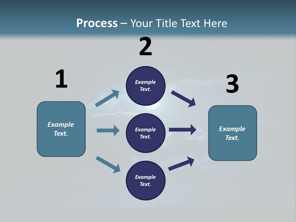 Black Light Surface PowerPoint Template