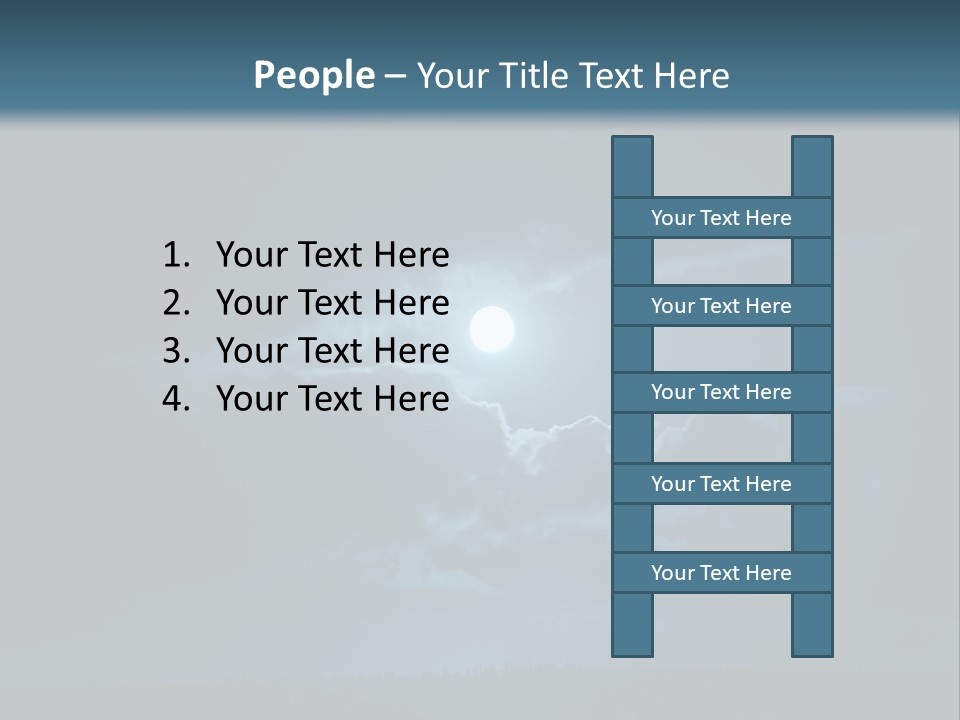 Black Light Surface PowerPoint Template
