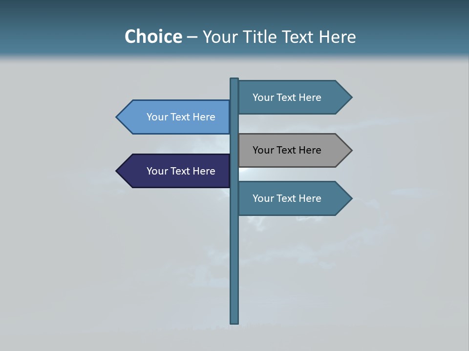 Black Light Surface PowerPoint Template