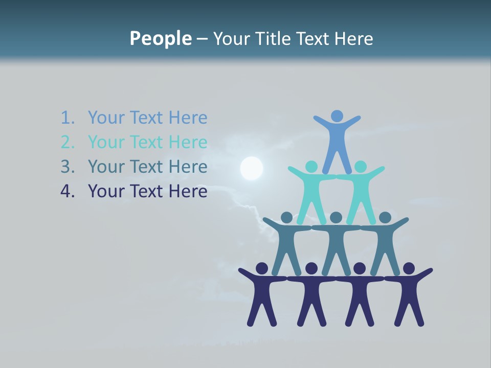 Black Light Surface PowerPoint Template