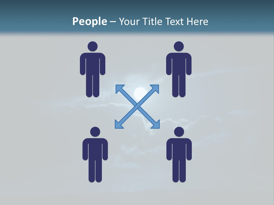 Black Light Surface PowerPoint Template