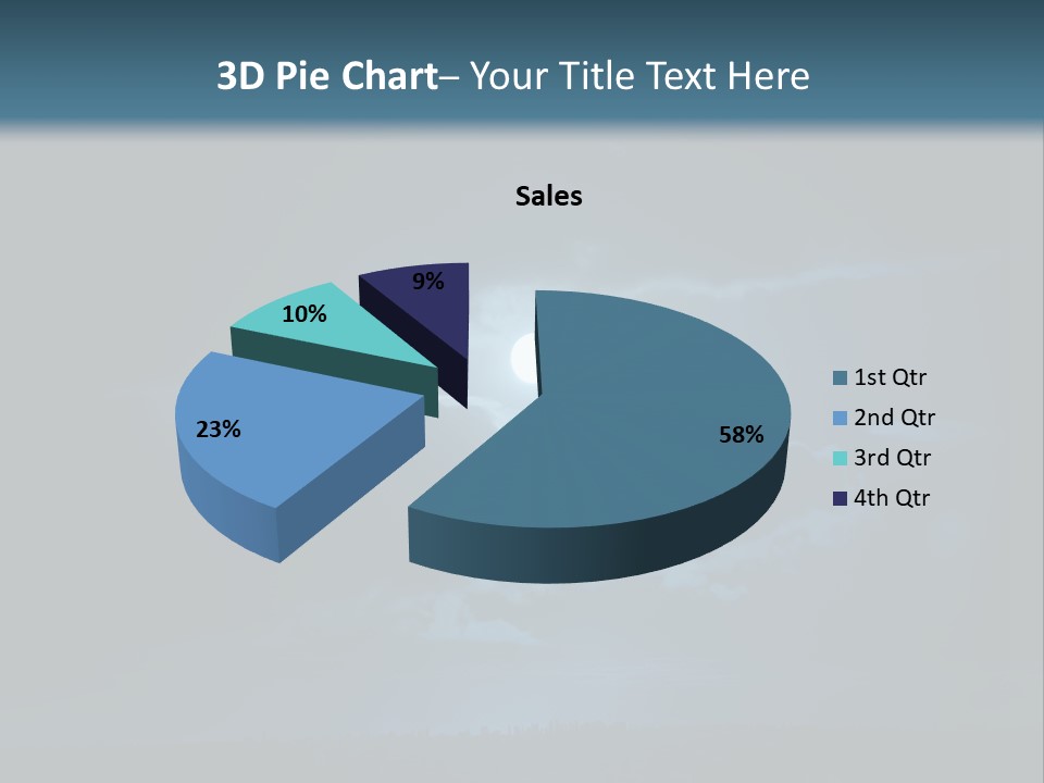 Black Light Surface PowerPoint Template