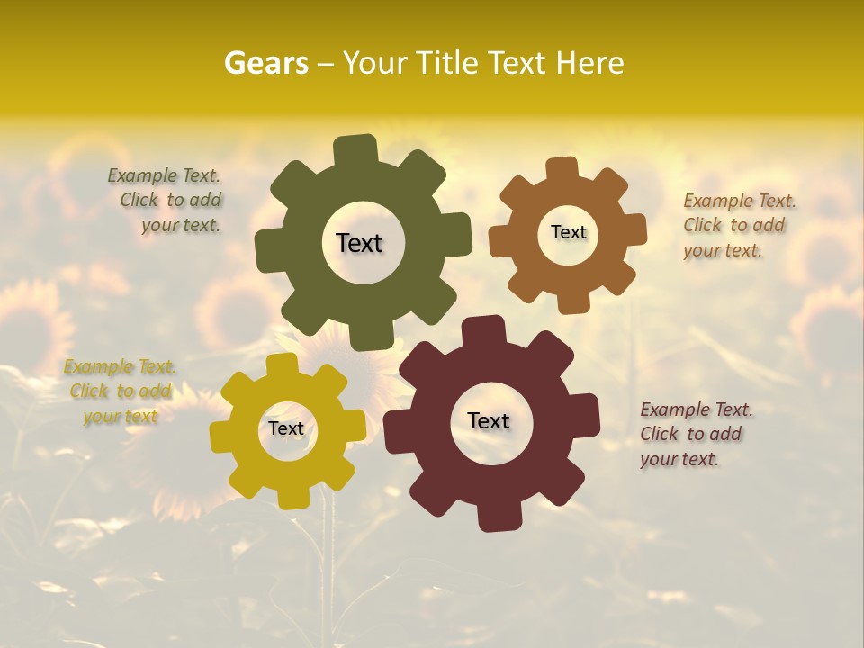 Pretty Crop Earth PowerPoint Template