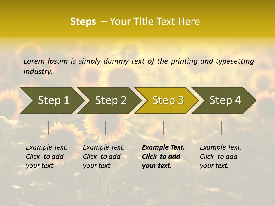 Pretty Crop Earth PowerPoint Template