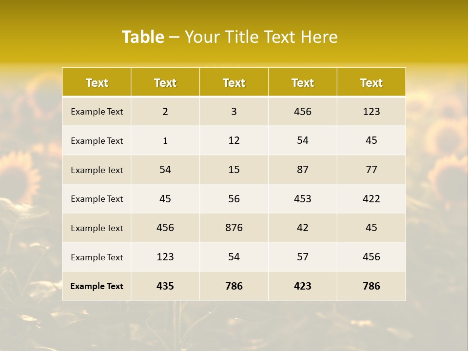 Pretty Crop Earth PowerPoint Template