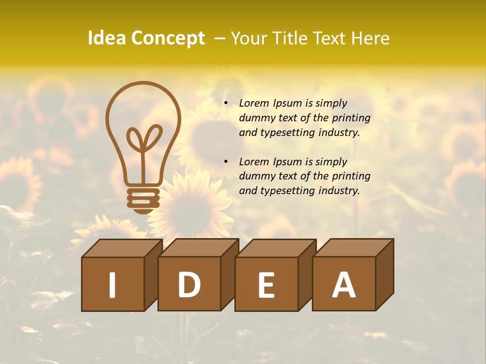 Pretty Crop Earth PowerPoint Template