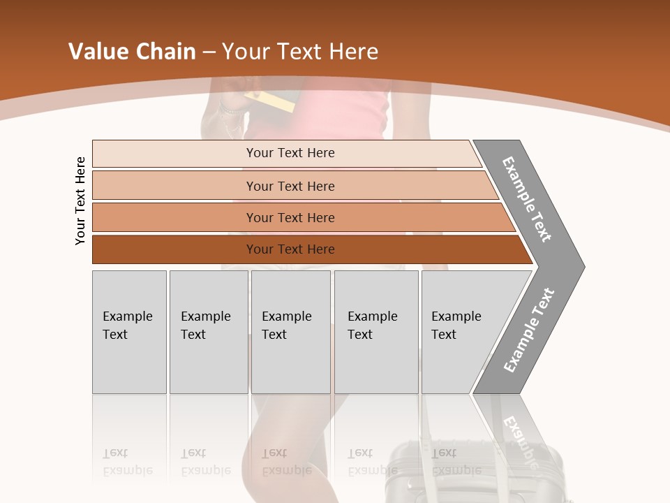 A Woman With A Suitcase And A Book Powerpoint Template PowerPoint Template