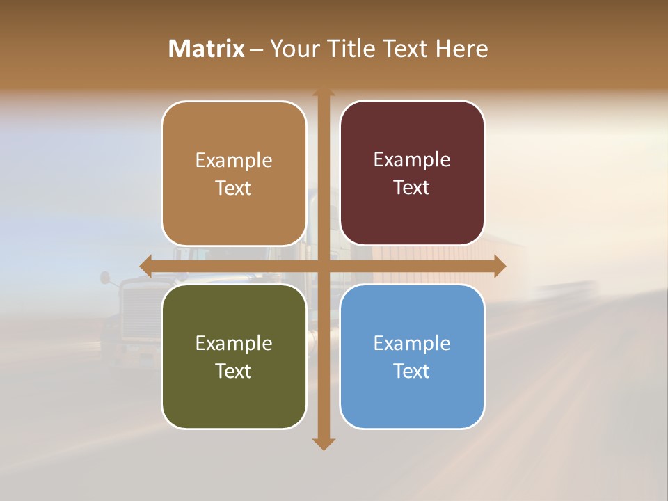 Delivery Motion Color PowerPoint Template