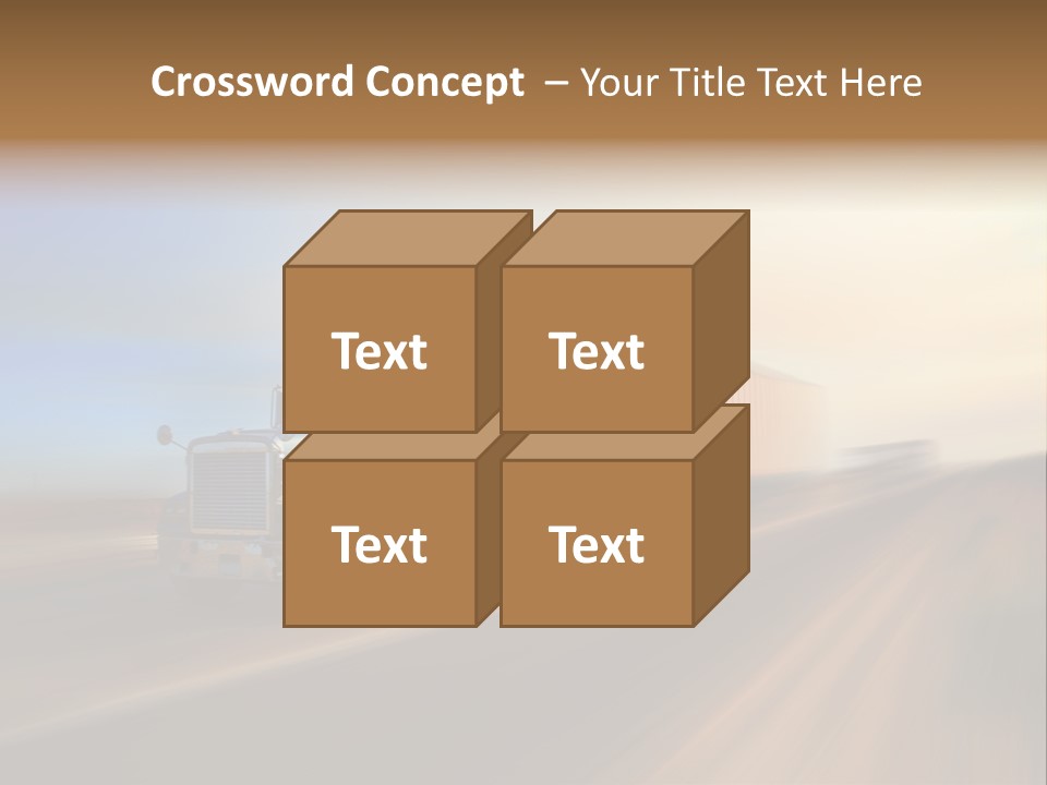 Delivery Motion Color PowerPoint Template