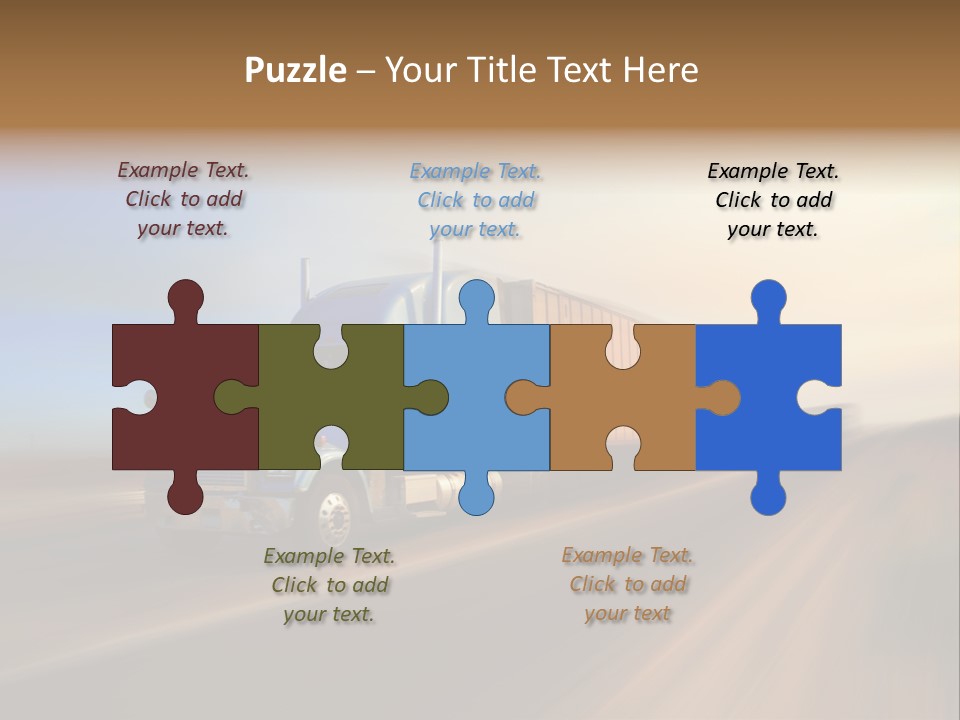 Delivery Motion Color PowerPoint Template