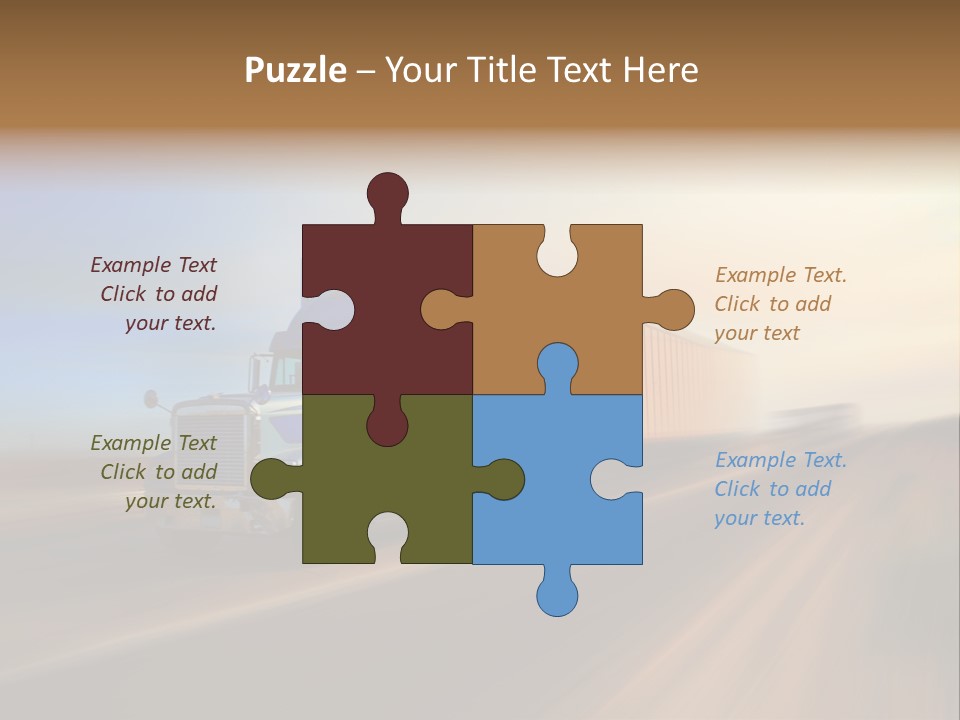 Delivery Motion Color PowerPoint Template