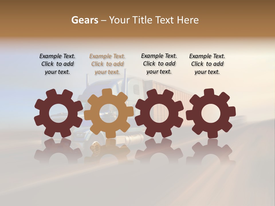 Delivery Motion Color PowerPoint Template